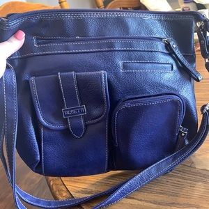 Blue Rosetti Purse